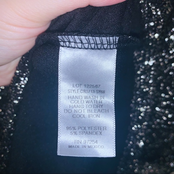 One ❤️ Clothing Gold Foil Skater Style Dress - Picture 7 of 7